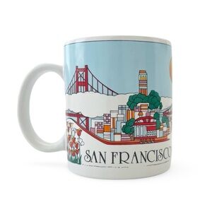 Vintage 1990 San Francisco Carol Foldvary Anderson Mug